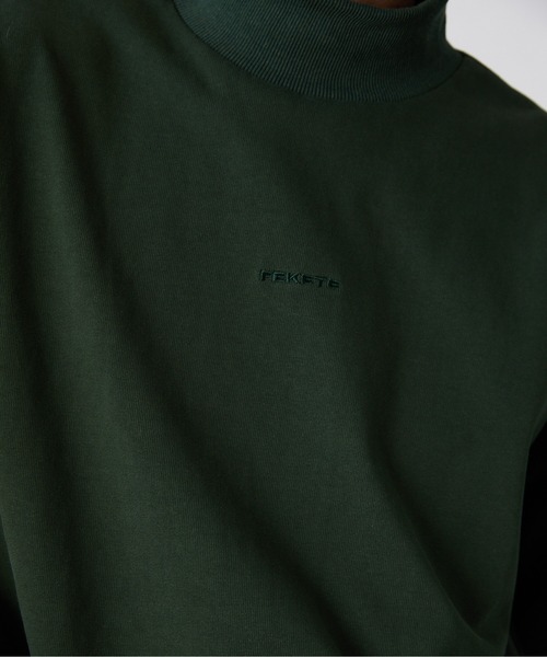FEKETE（フェケテ）の「FEKETE MADE HI-NECK LOGO SWEATSHIRT (SET-UP)（スウェット・メンズ・ブラック/グリーン・FREE）」の4枚目の写真
