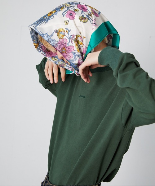 FEKETE（フェケテ）の「FEKETE MADE HI-NECK LOGO SWEATSHIRT (SET-UP)（スウェット・メンズ・ブラック/グリーン・FREE）」の7枚目の写真