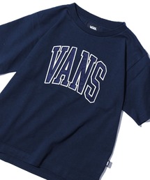 VANS/バンズ K VANS LOGO BIG TEE 半袖Tシャツ カレッジロゴ フロントロゴ 刺繍 ビッグシルエット シンプル