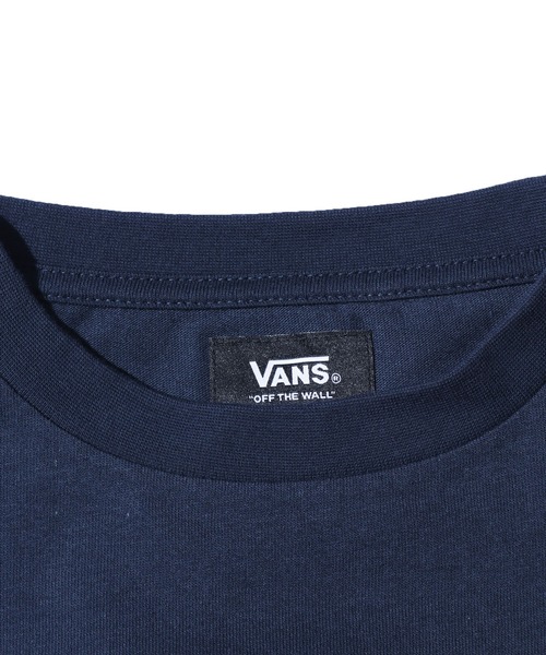 VANS(バンズ)の「VANS/バンズ K VANS LOGO BIG TEE 半袖Tシャツ カレッジロゴ フロントロゴ 刺繍 ビッグシルエット シンプル(Tシャツ/カットソー・キッズ・ネイビー/グリーン/アッシュグレー・L/M)」の5枚目の写真