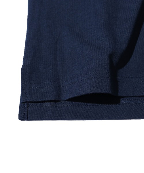 VANS(バンズ)の「VANS/バンズ K VANS LOGO BIG TEE 半袖Tシャツ カレッジロゴ フロントロゴ 刺繍 ビッグシルエット シンプル(Tシャツ/カットソー・キッズ・ネイビー/グリーン/アッシュグレー・L/M)」の9枚目の写真