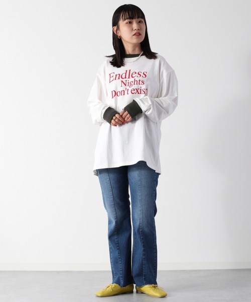 cepo(セポ)の「スクエアトゥ シャーリングバレエシューズ(バレエシューズ・レディース・ブラック/オフホワイト/ライム・M/L)」の9枚目の写真