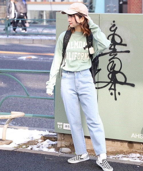 Champion（チャンピオン）の「【Champion】カレッジプリントロンＴ（Tシャツ/カットソー・レディース・ダークグレー/ホワイト/グリーン・M/L）」の12枚目の写真