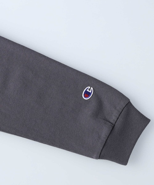 Champion（チャンピオン）の「【Champion】カレッジプリントロンＴ（Tシャツ/カットソー・レディース・ダークグレー/ホワイト/グリーン・M/L）」の6枚目の写真