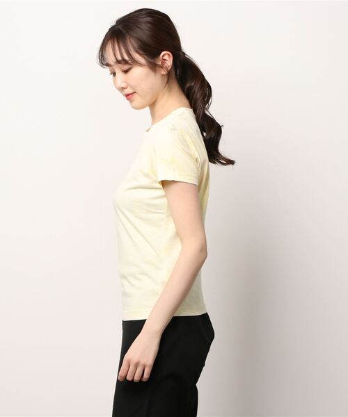 DIESEL(ディーゼル)の「レディース Tシャツ クルーネック 半袖 製品染め(Tシャツ/カットソー・レディース・パープル/オレンジ/イエロー・SMALL/LARGE/MEDIUM/X-LARGE)」の5枚目の写真