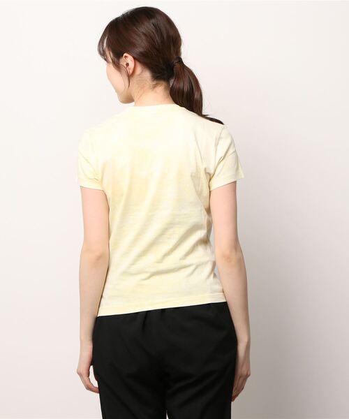 DIESEL(ディーゼル)の「レディース Tシャツ クルーネック 半袖 製品染め(Tシャツ/カットソー・レディース・パープル/オレンジ/イエロー・SMALL/LARGE/MEDIUM/X-LARGE)」の7枚目の写真