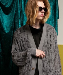 ENDER PRODUCTS | ビッグシルエット レース編みVネックニットカーディガン 2022 SS 【ENDER PRODUCTS/エンダープロダクツ】(カーディガン/ボレロ)