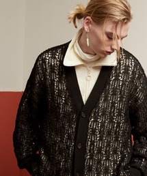 ENDER PRODUCTS | ビッグシルエット レース編みVネックニットカーディガン 2022 【ENDER PRODUCTS/エンダープロダクツ】(カーディガン/ボレロ)