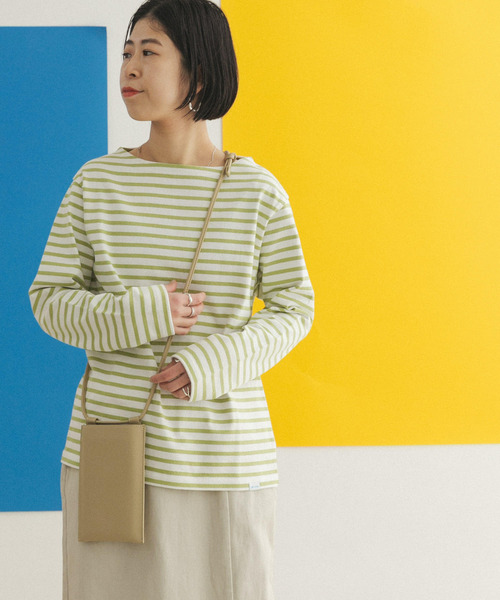 FORK&SPOON(フォークアンドスプーン)の「FORK&SPOON ボートネックボーダー(Tシャツ/カットソー・レディース・グリーン系その他/ブルー系その他/ホワイト系その他/ブラック系その他・1/2)」の3枚目の写真