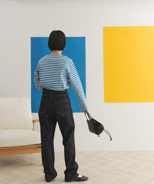 FORK&SPOON(フォークアンドスプーン)の「FORK&SPOON ボートネックボーダー(Tシャツ/カットソー・レディース・グリーン系その他/ブルー系その他/ホワイト系その他/ブラック系その他・1/2)」の11枚目の写真