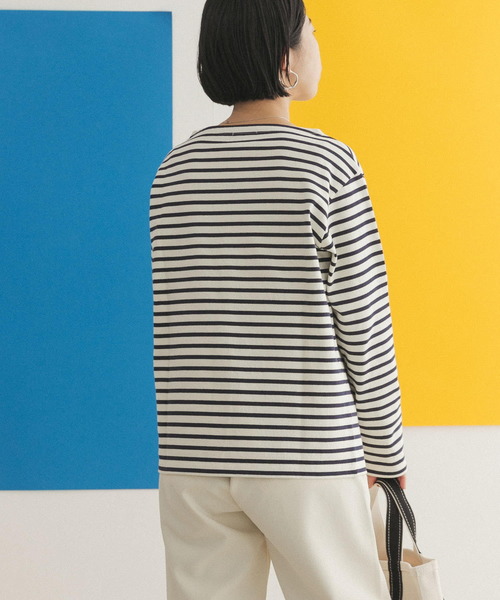 FORK&SPOON(フォークアンドスプーン)の「FORK&SPOON ボートネックボーダー(Tシャツ/カットソー・レディース・グリーン系その他/ブルー系その他/ホワイト系その他/ブラック系その他・1/2)」の13枚目の写真