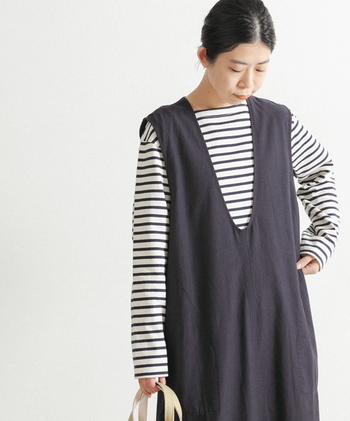 FORK&SPOON(フォークアンドスプーン)の「FORK&SPOON ボートネックボーダー(Tシャツ/カットソー・レディース・グリーン系その他/ブルー系その他/ホワイト系その他/ブラック系その他・1/2)」の17枚目の写真