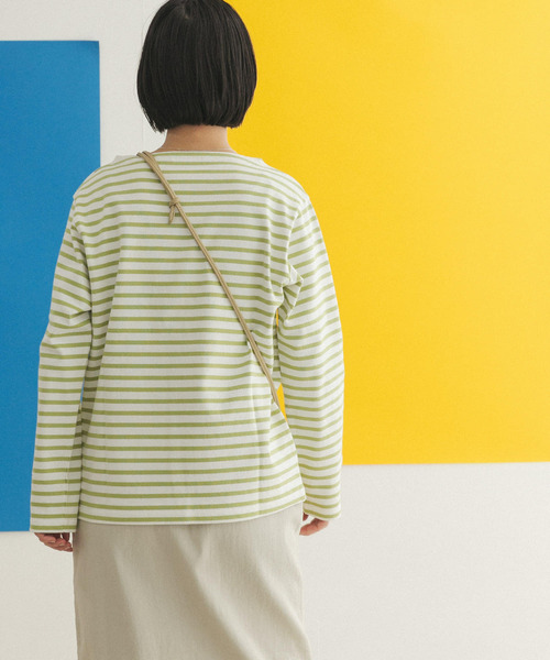 FORK&SPOON(フォークアンドスプーン)の「FORK&SPOON ボートネックボーダー(Tシャツ/カットソー・レディース・グリーン系その他/ブルー系その他/ホワイト系その他/ブラック系その他・1/2)」の22枚目の写真