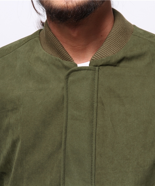 WEGO(ウィゴー)の「WEGO/フライフロントMA-1(ミリタリージャケット・メンズ・ブラック/カーキ・MEDIUM/LARGE)」の10枚目の写真