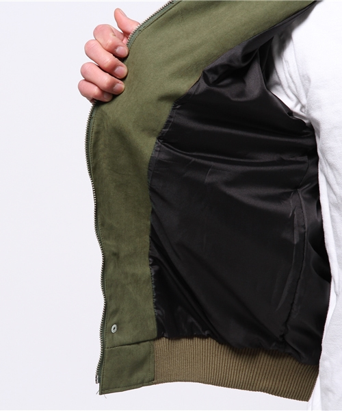 WEGO(ウィゴー)の「WEGO/フライフロントMA-1(ミリタリージャケット・メンズ・ブラック/カーキ・MEDIUM/LARGE)」の5枚目の写真