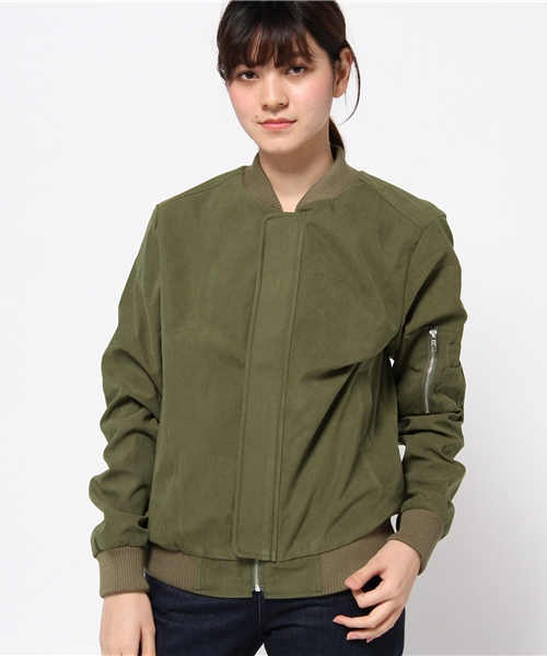 WEGO(ウィゴー)の「WEGO/フライフロントMA-1(ミリタリージャケット・メンズ・ブラック/カーキ・MEDIUM/LARGE)」の15枚目の写真