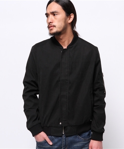 WEGO(ウィゴー)の「WEGO/フライフロントMA-1(ミリタリージャケット・メンズ・ブラック/カーキ・MEDIUM/LARGE)」の13枚目の写真