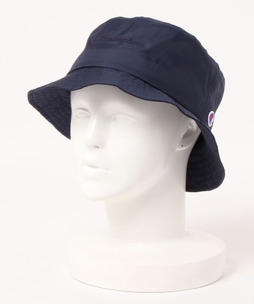 Champion（チャンピオン）の「Champion/チャンピオン タフタバケットハット（ハット・メンズ・ブラック/ベージュ/ネイビー/ラベンダー・58cm）」の3枚目の写真