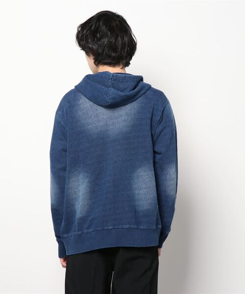 U.S. POLO ASSN.(ユーエスポロアッスン)の「U.S. POLO ASSN. / ユーエスポロアッスン 別注 コラボ カットデニムパーカー(パーカー・メンズ・インディゴブルー/ブルー・MEDIUM/LARGE)」の13枚目の写真