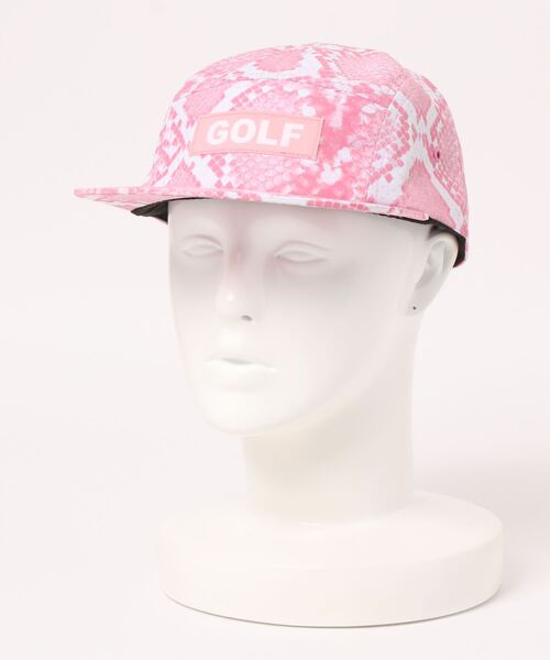 GOLF WANG(ゴルフワン)の「GOLFWANG/ゴルフワン/パイソンキャンプハット/Python CampHat(ハット・メンズ・ピンク/ブルー・FREE)」の2枚目の写真