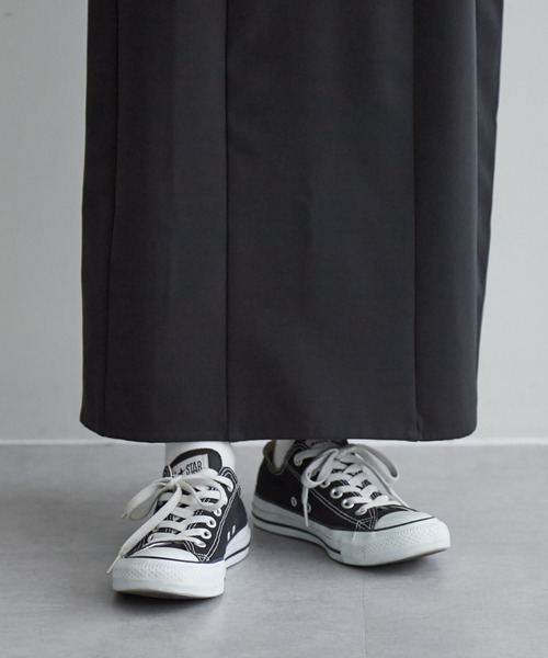 DISCOAT（ディスコート）の「ハイウエストナロースカート（スカート・レディース・ブラック/ライトグレー/オレンジ/グリーン・FREE）」の20枚目の写真