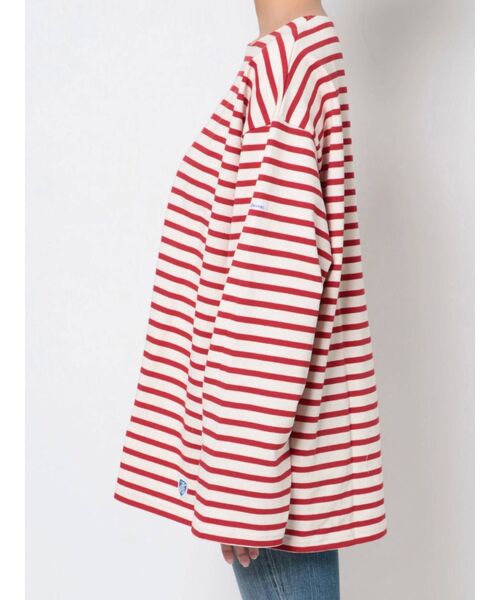 ORCIVAL（オーシバル）の「B243_CREW NECK L/S P.O.（Tシャツ/カットソー・レディース・グリーン/ピンク/イエロー/レッド/ネイビー・FREE）」の22枚目の写真