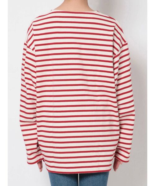 ORCIVAL（オーシバル）の「B243_CREW NECK L/S P.O.（Tシャツ/カットソー・レディース・グリーン/ピンク/イエロー/レッド/ネイビー・FREE）」の21枚目の写真