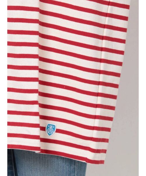 ORCIVAL（オーシバル）の「B243_CREW NECK L/S P.O.（Tシャツ/カットソー・レディース・グリーン/ピンク/イエロー/レッド/ネイビー・FREE）」の18枚目の写真