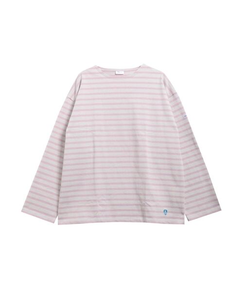 ORCIVAL（オーシバル）の「B243_CREW NECK L/S P.O.（Tシャツ/カットソー・レディース・グリーン/ピンク/イエロー/レッド/ネイビー・FREE）」の12枚目の写真