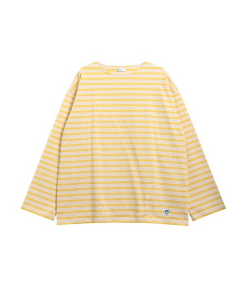 ORCIVAL（オーシバル）の「B243_CREW NECK L/S P.O.（Tシャツ/カットソー・レディース・グリーン/ピンク/イエロー/レッド/ネイビー・FREE）」の11枚目の写真