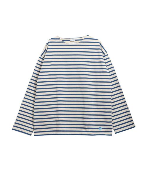 ORCIVAL（オーシバル）の「B243_CREW NECK L/S P.O.（Tシャツ/カットソー・レディース・グリーン/ピンク/イエロー/レッド/ネイビー・FREE）」の9枚目の写真