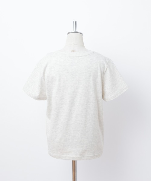 one after another NICE CLAUP（ワンアフターアナザーナイスクラップ）の「ロゴ刺しゅうTee（Tシャツ/カットソー・レディース・オフホワイト/ピンク/オートミール/ブラック・FREE）」の8枚目の写真