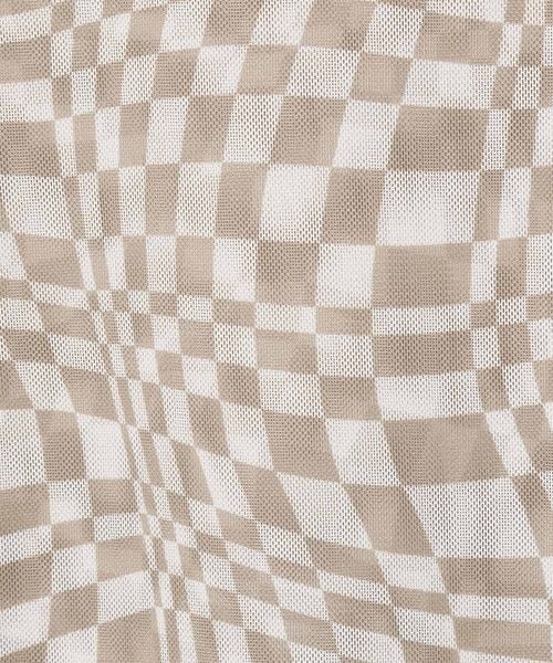 JEANASIS（ジーナシス）の「ウェーブキカメッシュプルオーバーLS/285272（Tシャツ/カットソー・レディース・グレー系その他/ベージュ系その他/ブルー系その他・FREE）」の5枚目の写真