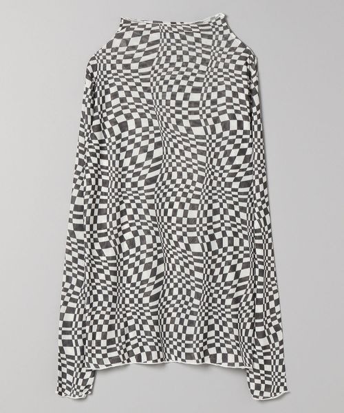 JEANASIS（ジーナシス）の「ウェーブキカメッシュプルオーバーLS/285272（Tシャツ/カットソー・レディース・グレー系その他/ベージュ系その他/ブルー系その他・FREE）」の22枚目の写真