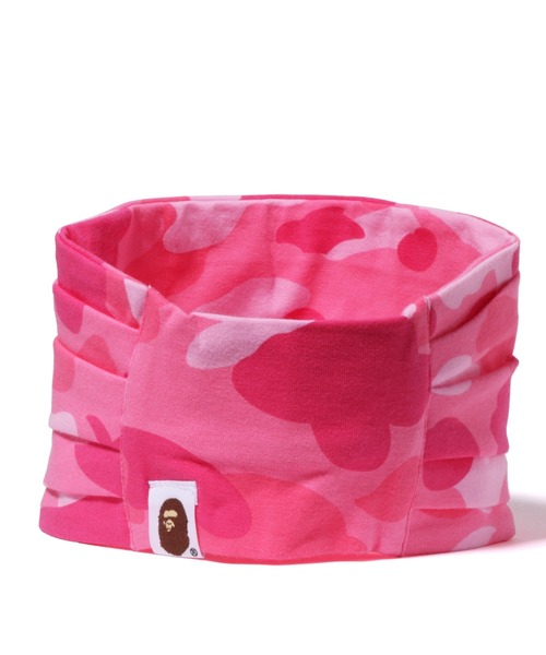 A BATHING APE（アベイシングエイプ）の「COLOR CAMO HEADBAND L（ヘアバンド・レディース・パープル/ピンク・FREE）」の5枚目の写真