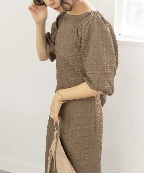 RANDA(ランダ)の「ノットデザインブラウスセットワンピース(ワンピース・レディース・ベージュ/カーキ/ブルー/パープル・1/0)」の17枚目の写真