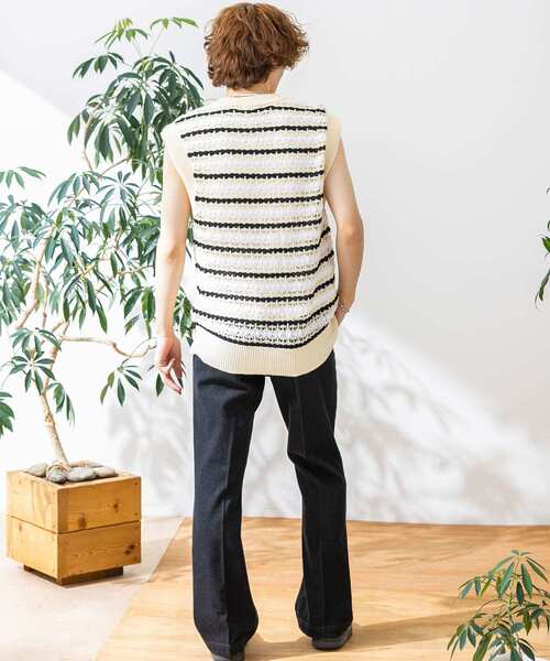 HEYUMM(ヘユム)の「カラフルスカシアミニットベスト(ベスト・レディース・ブラック/ピンク/グリーン・ONE)」の9枚目の写真