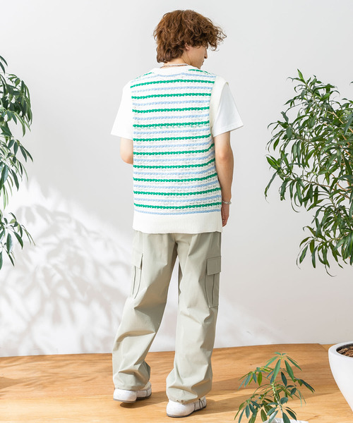 HEYUMM(ヘユム)の「カラフルスカシアミニットベスト(ベスト・レディース・ブラック/ピンク/グリーン・ONE)」の17枚目の写真