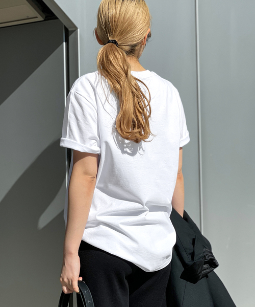 AP STUDIO（エーピーストゥディオ）の「【Les Petits Basics / ル ベーシック】Vivre Tシャツ（Tシャツ/カットソー・レディース・ホワイト・FREE）」の14枚目の写真