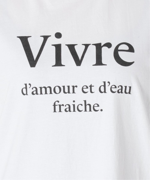 AP STUDIO（エーピーストゥディオ）の「【Les Petits Basics / ル ベーシック】Vivre Tシャツ（Tシャツ/カットソー・レディース・ホワイト・FREE）」の12枚目の写真
