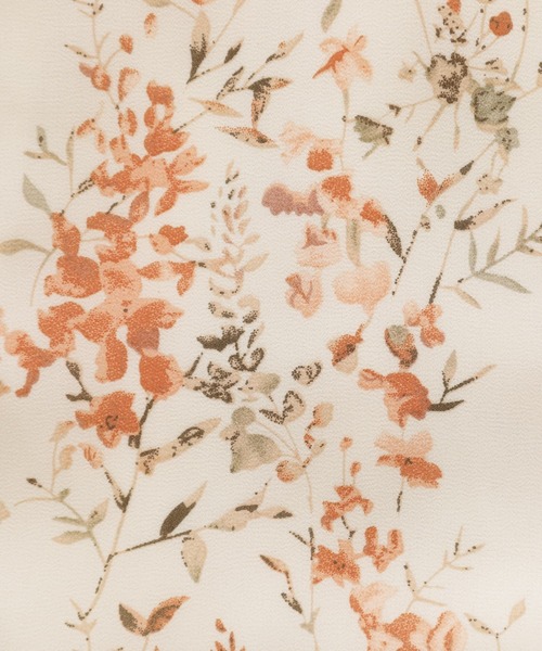 osharewalker（オシャレウォーカー）の「【廃盤】『花柄切替ティアードスカート』（スカート・レディース・ライトベージュ/ブラック・FREE）」の14枚目の写真