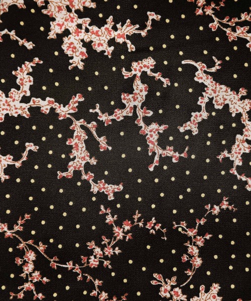 osharewalker（オシャレウォーカー）の「【廃盤】『花柄切替ティアードスカート』（スカート・レディース・ライトベージュ/ブラック・FREE）」の17枚目の写真