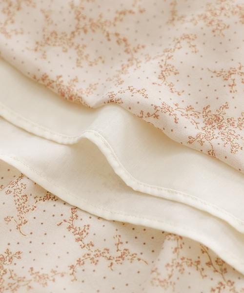 osharewalker（オシャレウォーカー）の「【廃盤】『花柄切替ティアードスカート』（スカート・レディース・ライトベージュ/ブラック・FREE）」の19枚目の写真