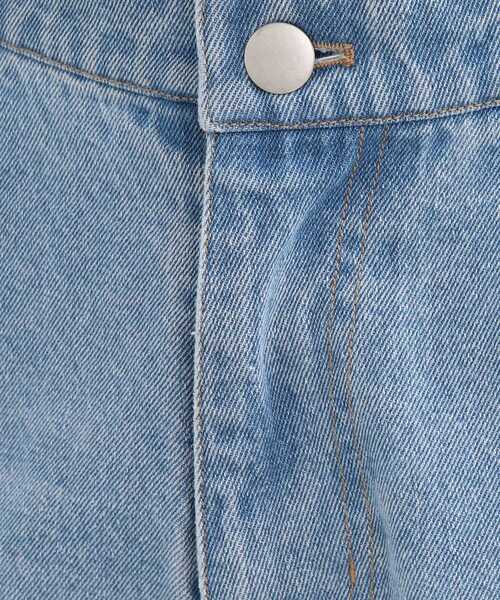 SHOO・LA・RUE（シューラルー）の「◆ワイドストレートデニムパンツ（デニムパンツ・レディース・ブルー/ダークネイビー・02/03/04）」の10枚目の写真