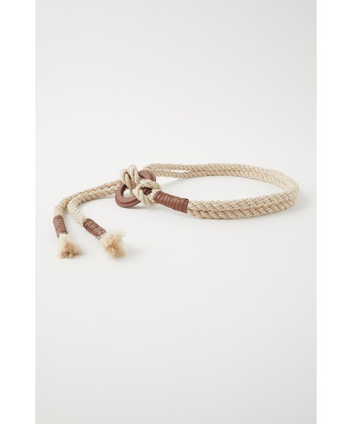 MOUSSY（マウジー）の「ROPE WAIST ベルト（ベルト・レディース・ブラック/ベージュ・FREE）」の12枚目の写真