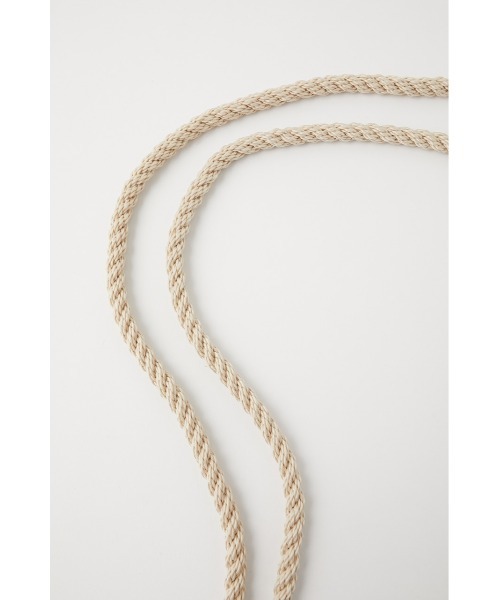 MOUSSY（マウジー）の「ROPE WAIST ベルト（ベルト・レディース・ブラック/ベージュ・FREE）」の9枚目の写真