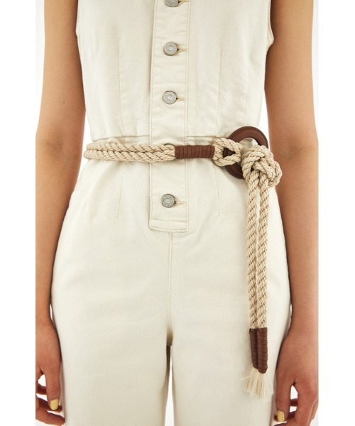MOUSSY（マウジー）の「ROPE WAIST ベルト（ベルト・レディース・ブラック/ベージュ・FREE）」の11枚目の写真