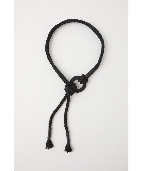 MOUSSY（マウジー）の「ROPE WAIST ベルト（ベルト・レディース・ブラック/ベージュ・FREE）」の17枚目の写真