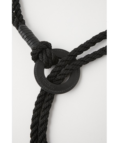 MOUSSY（マウジー）の「ROPE WAIST ベルト（ベルト・レディース・ブラック/ベージュ・FREE）」の8枚目の写真