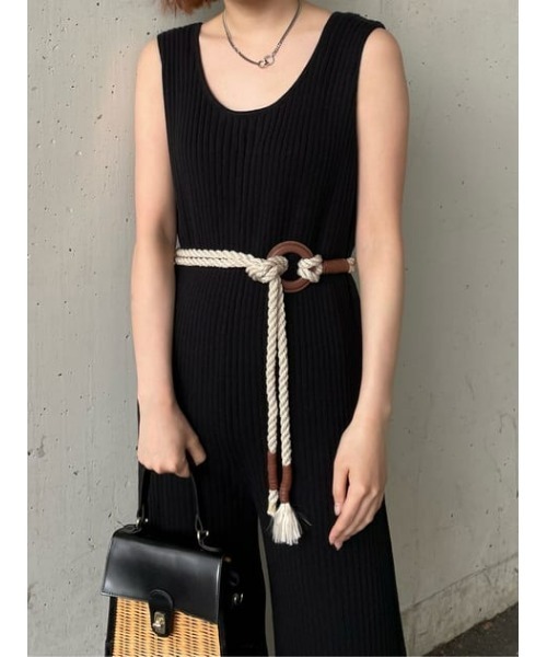 MOUSSY（マウジー）の「ROPE WAIST ベルト（ベルト・レディース・ブラック/ベージュ・FREE）」の21枚目の写真